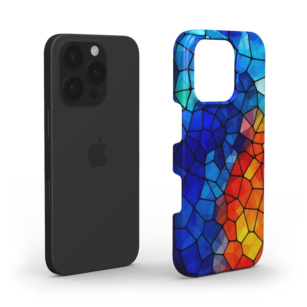 Colorful Glass Stained Design Snap Phone Case