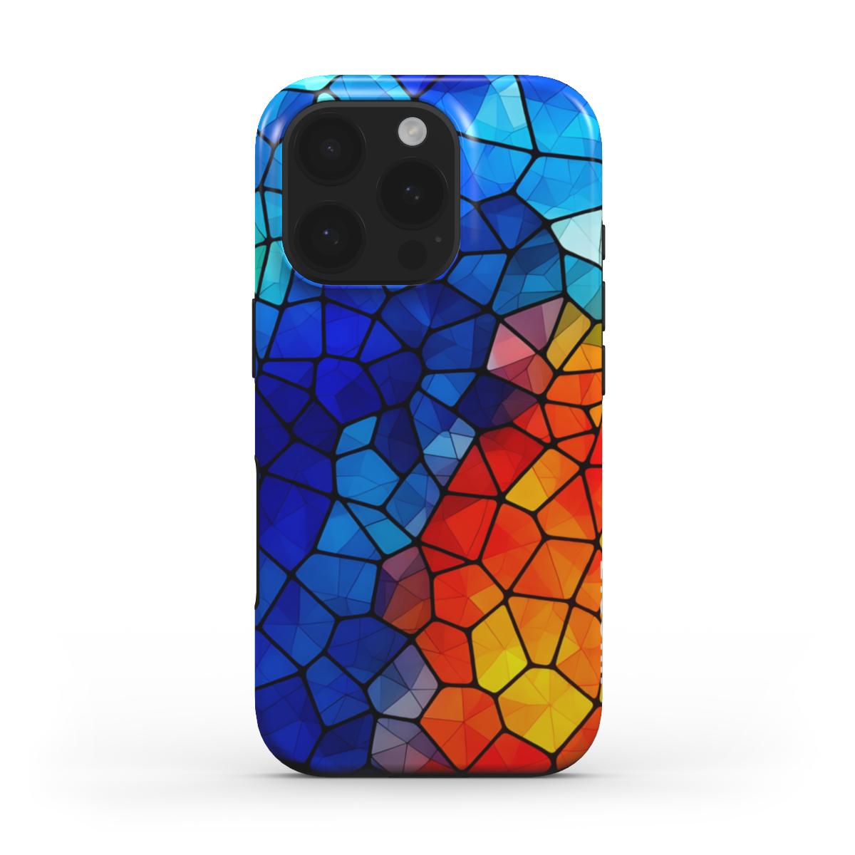 Colorful Glass Stained Design Tough Phone Case