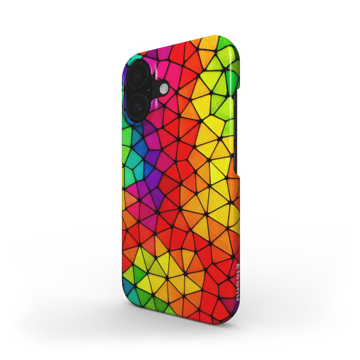 Colorful Glass Stained Design Snap Phone Case