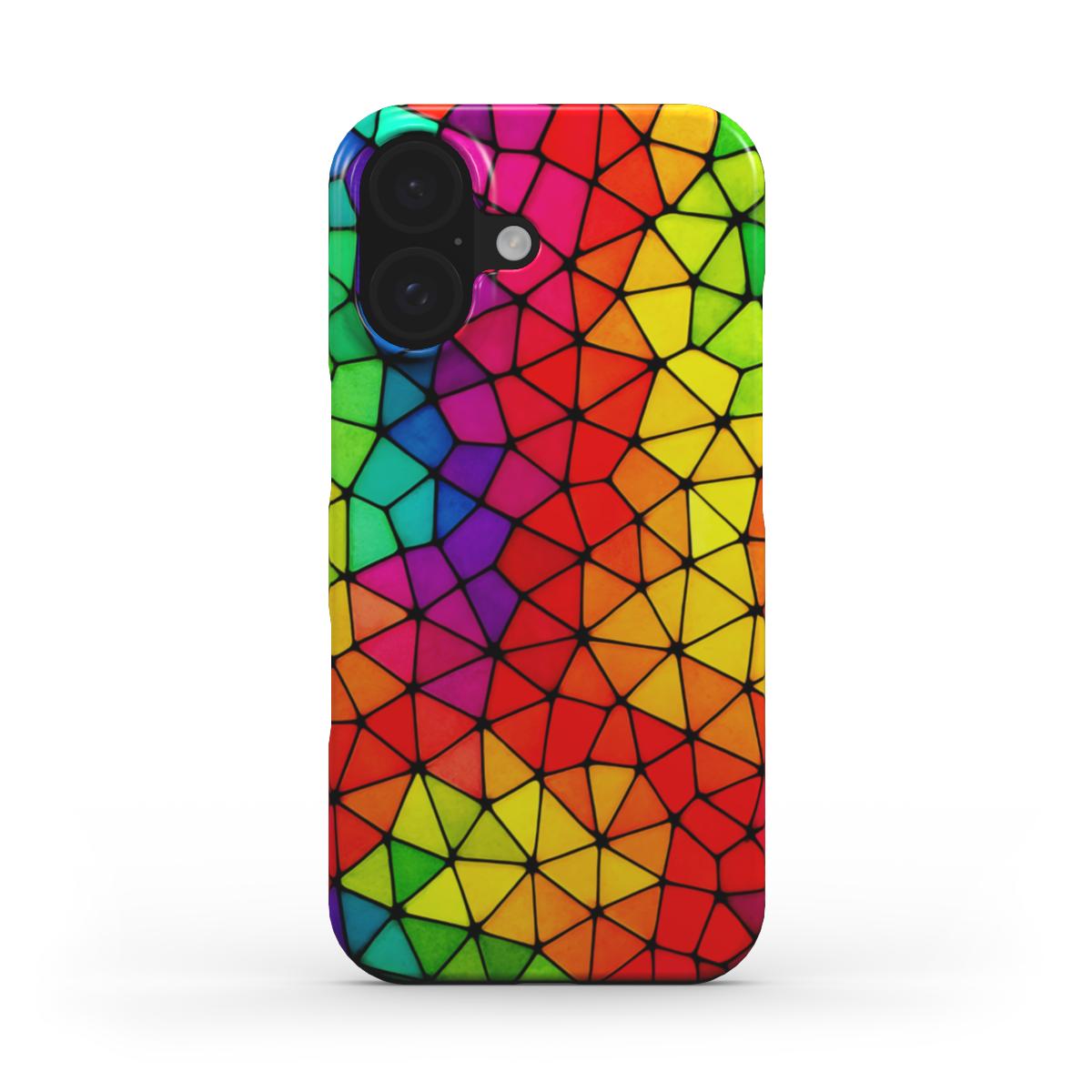 Colorful Glass Stained Design Snap Phone Case