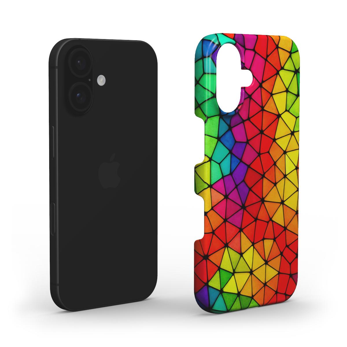 Colorful Glass Stained Design Snap Phone Case