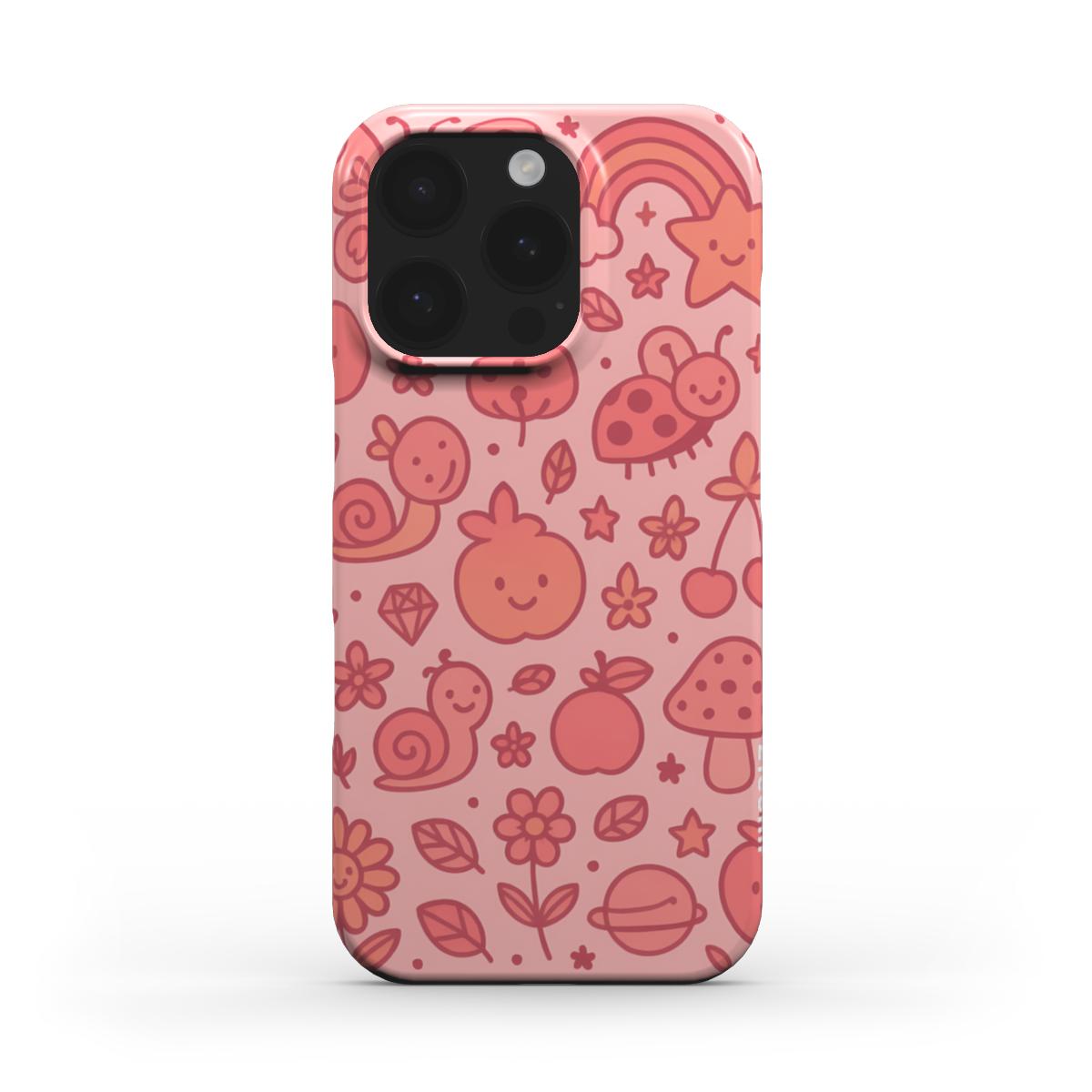 Cute Pink Pattern Snap Phone Case
