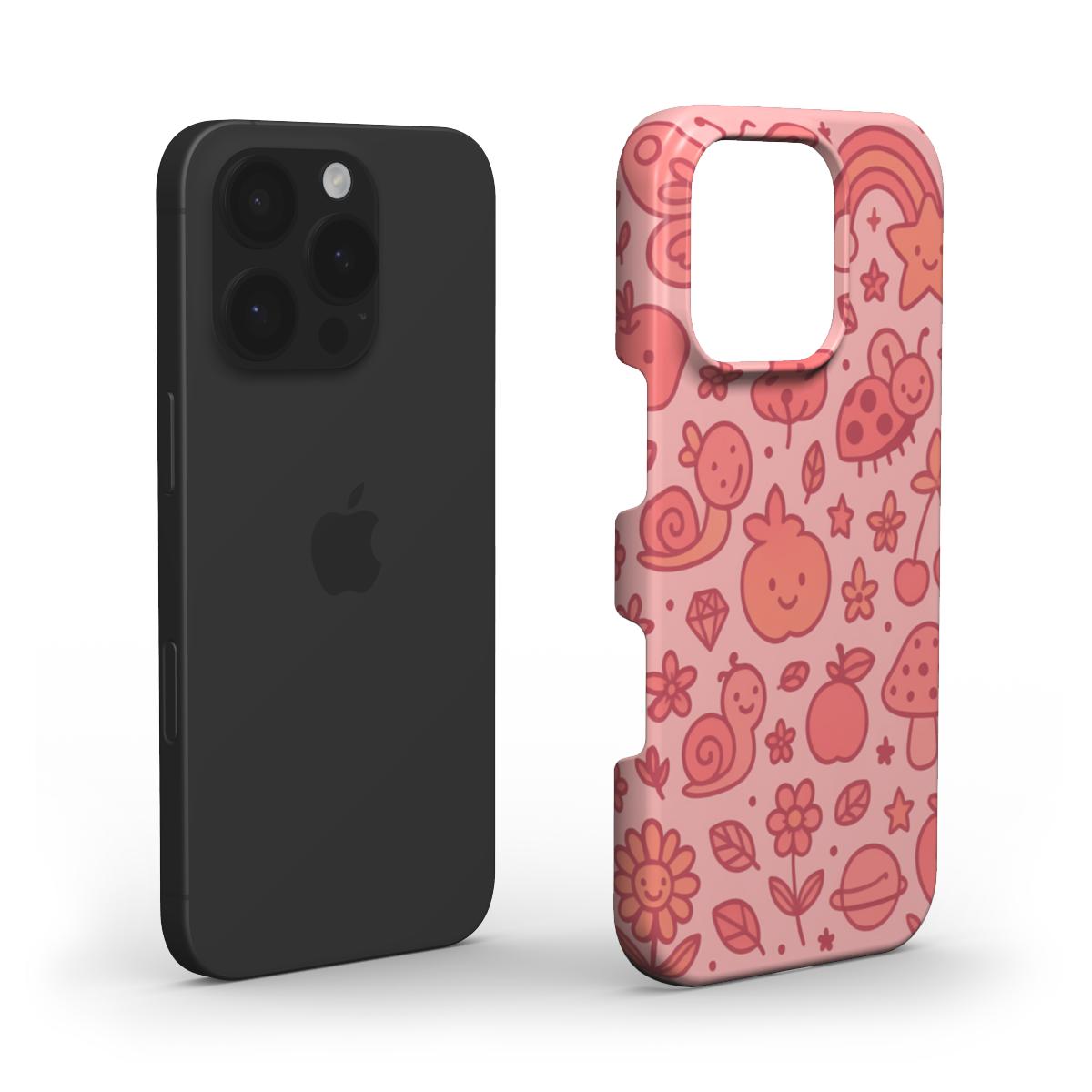 Cute Pink Pattern Snap Phone Case