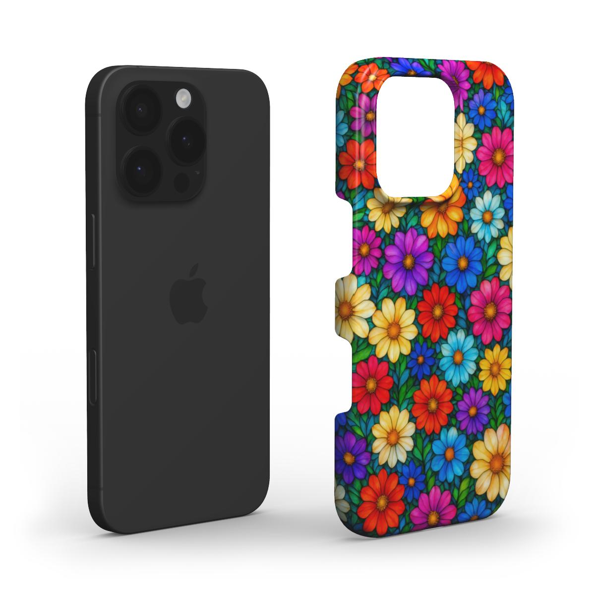 Colorful Flowers Snap Phone Case