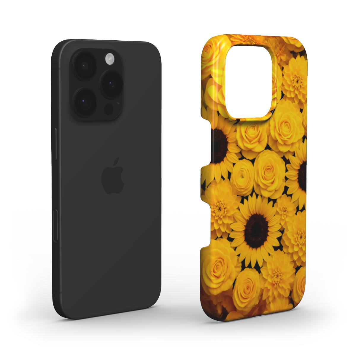 Yellow Flowers Snap Phone Case