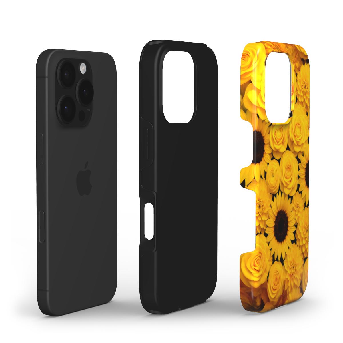 Yellow Flowers Tough Phone Case