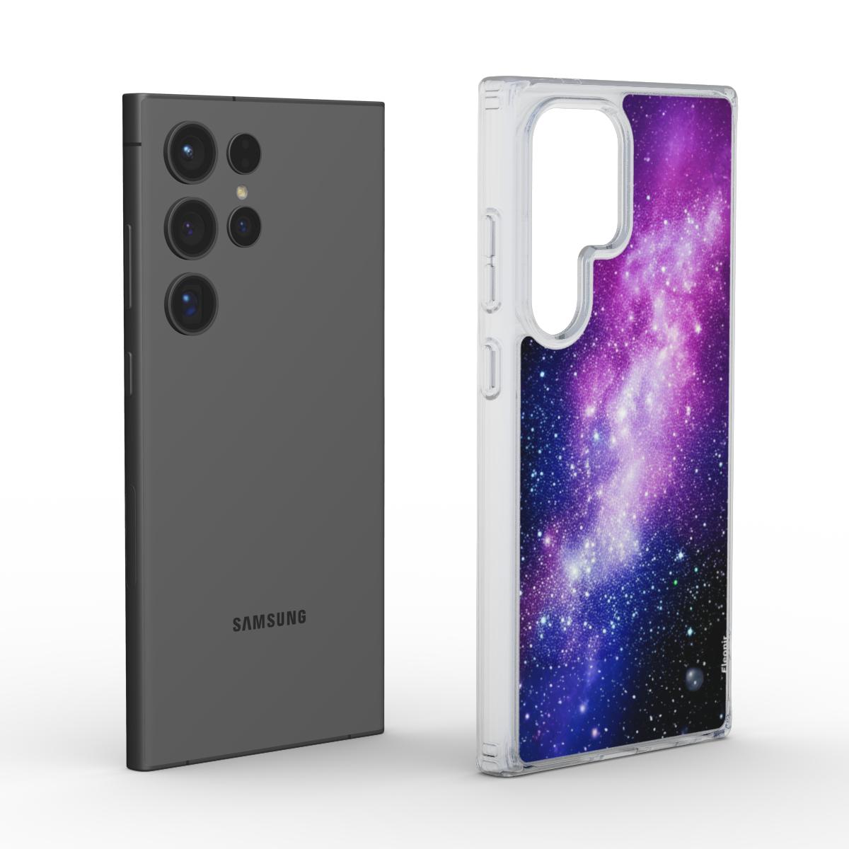 Cosmic Space Clear Phone Case