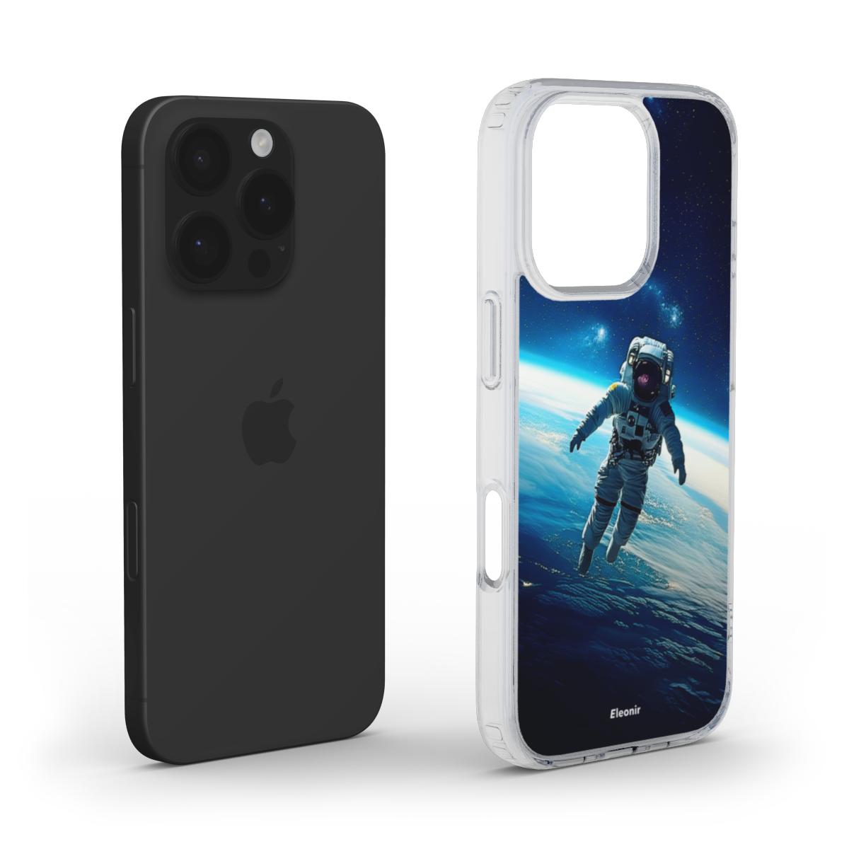 Astronaut in Space MagSafe Clear Phone Case