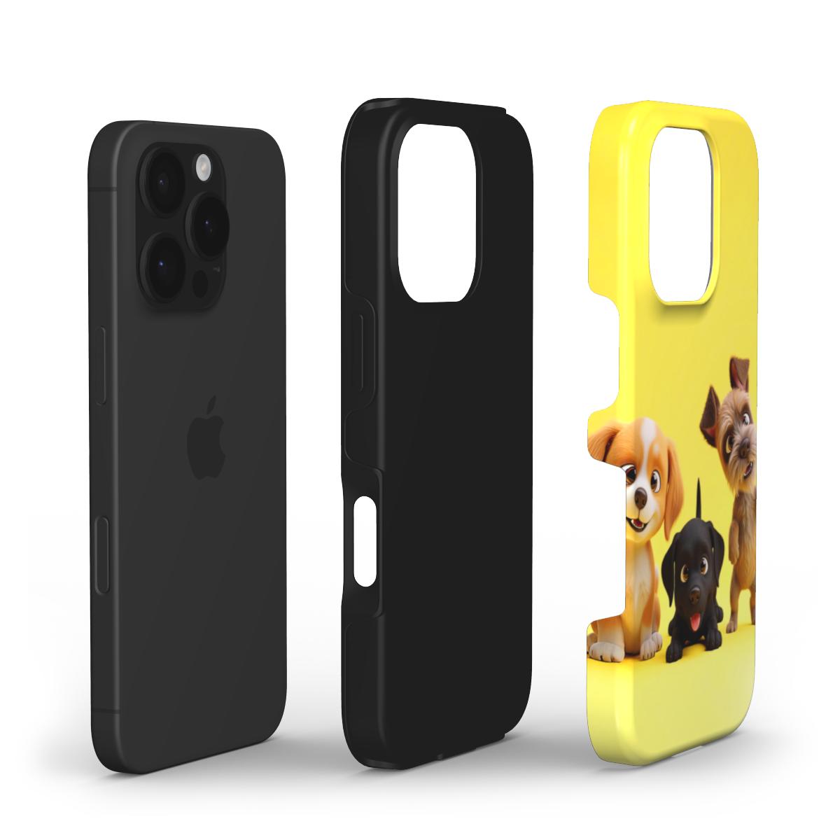 Cute Puppies Tough Phone Case