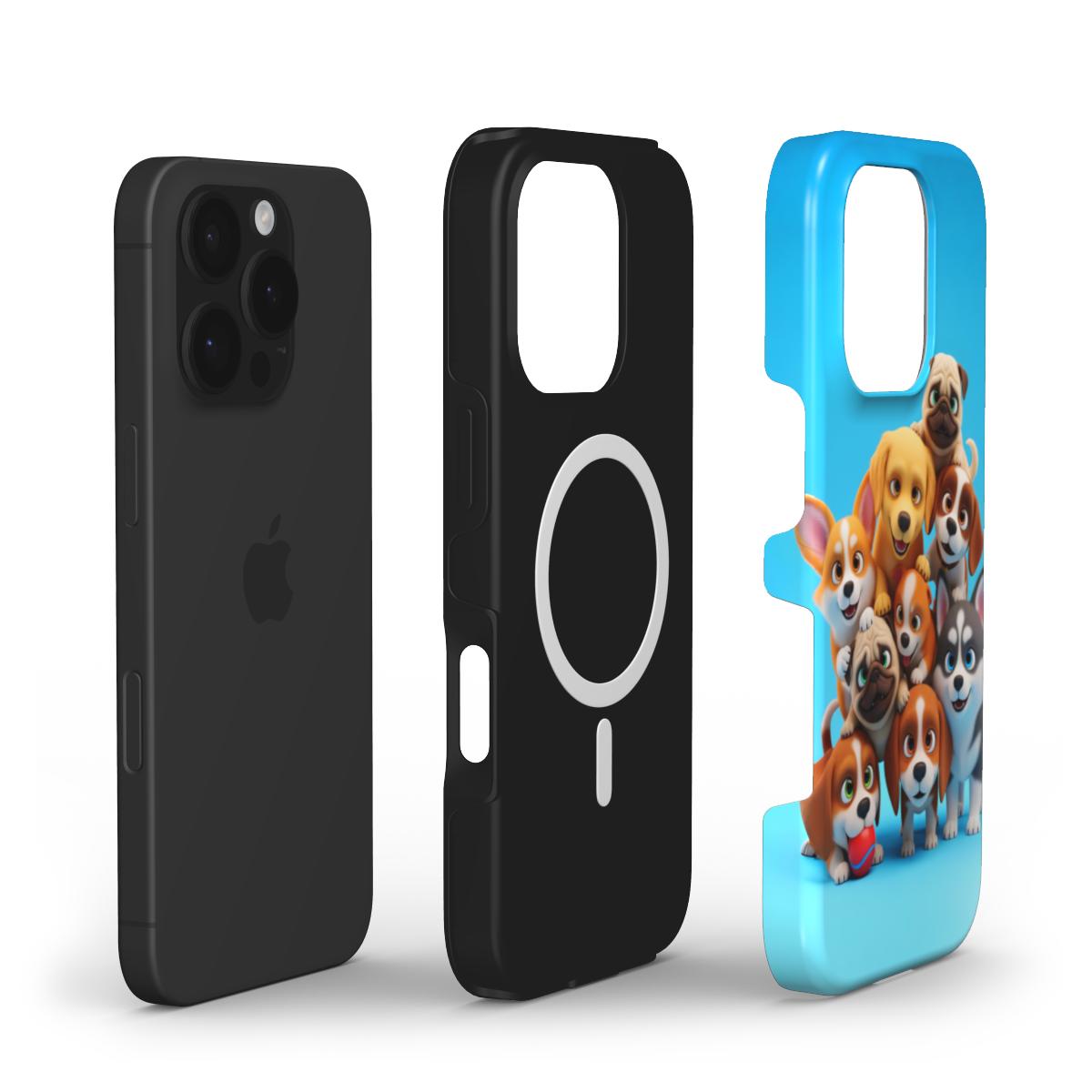 Cute Puppies MagSafe Tough Phone Case