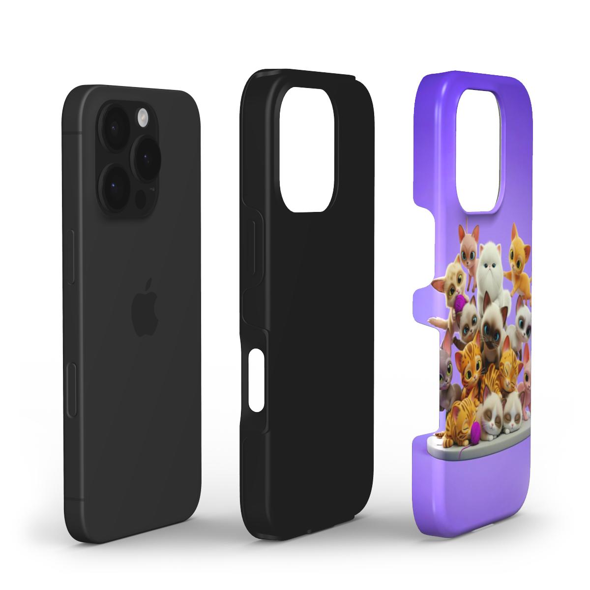 Cute Cats Tough Phone Case