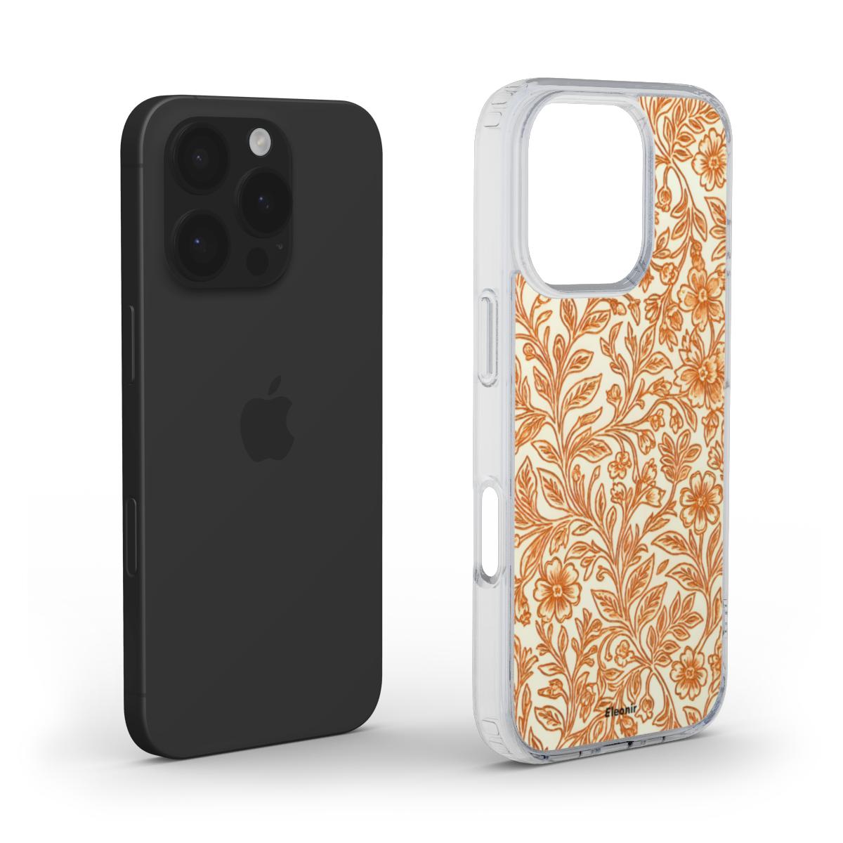 Royal Floral print MagSafe Clear Phone Case