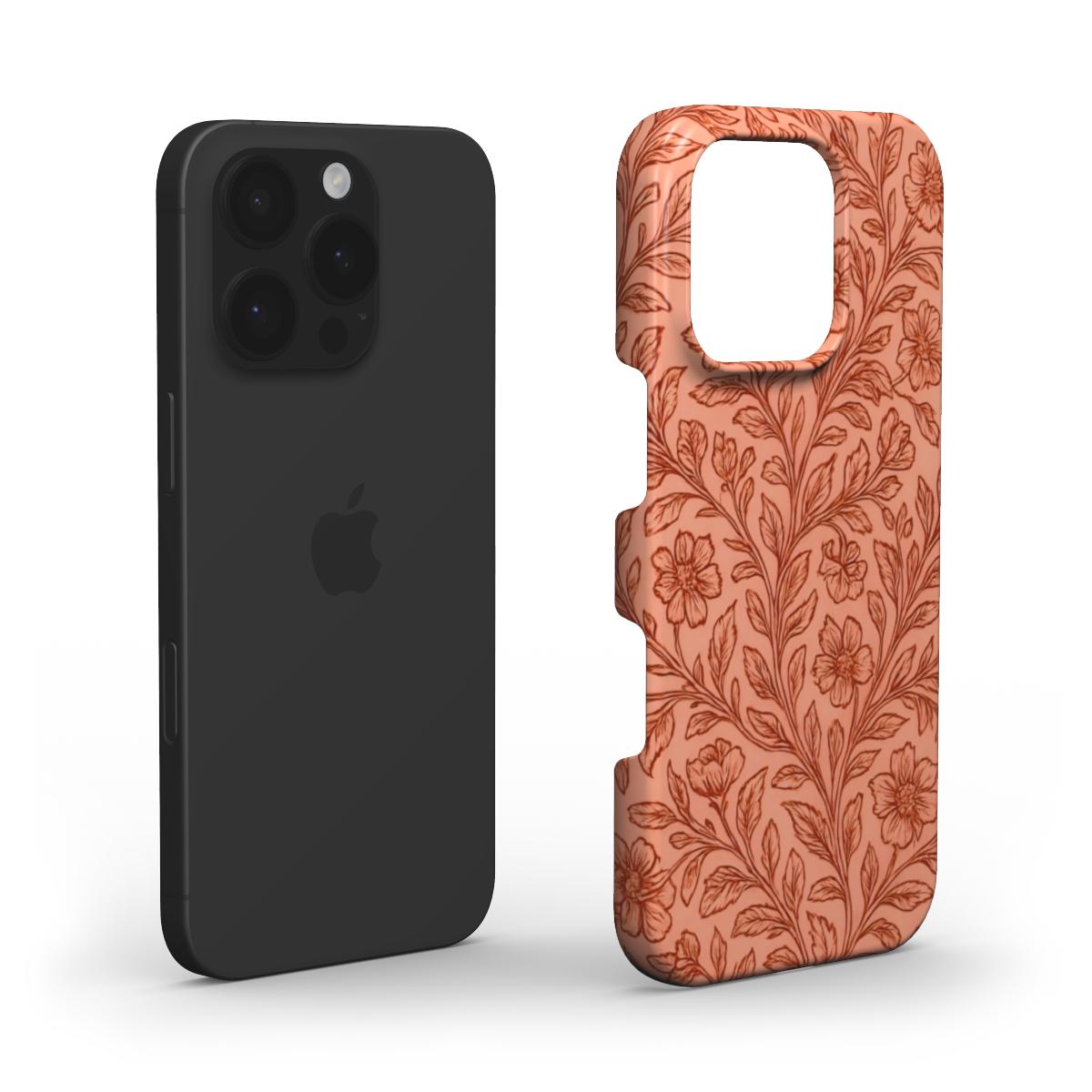Royal Floral print Snap Phone Case