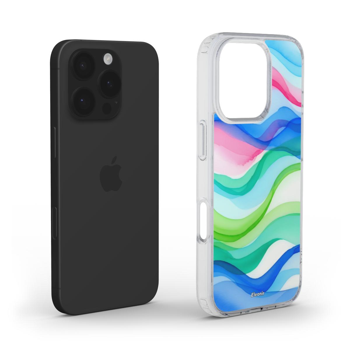 Peaceful Colors MagSafe Clear Phone Case