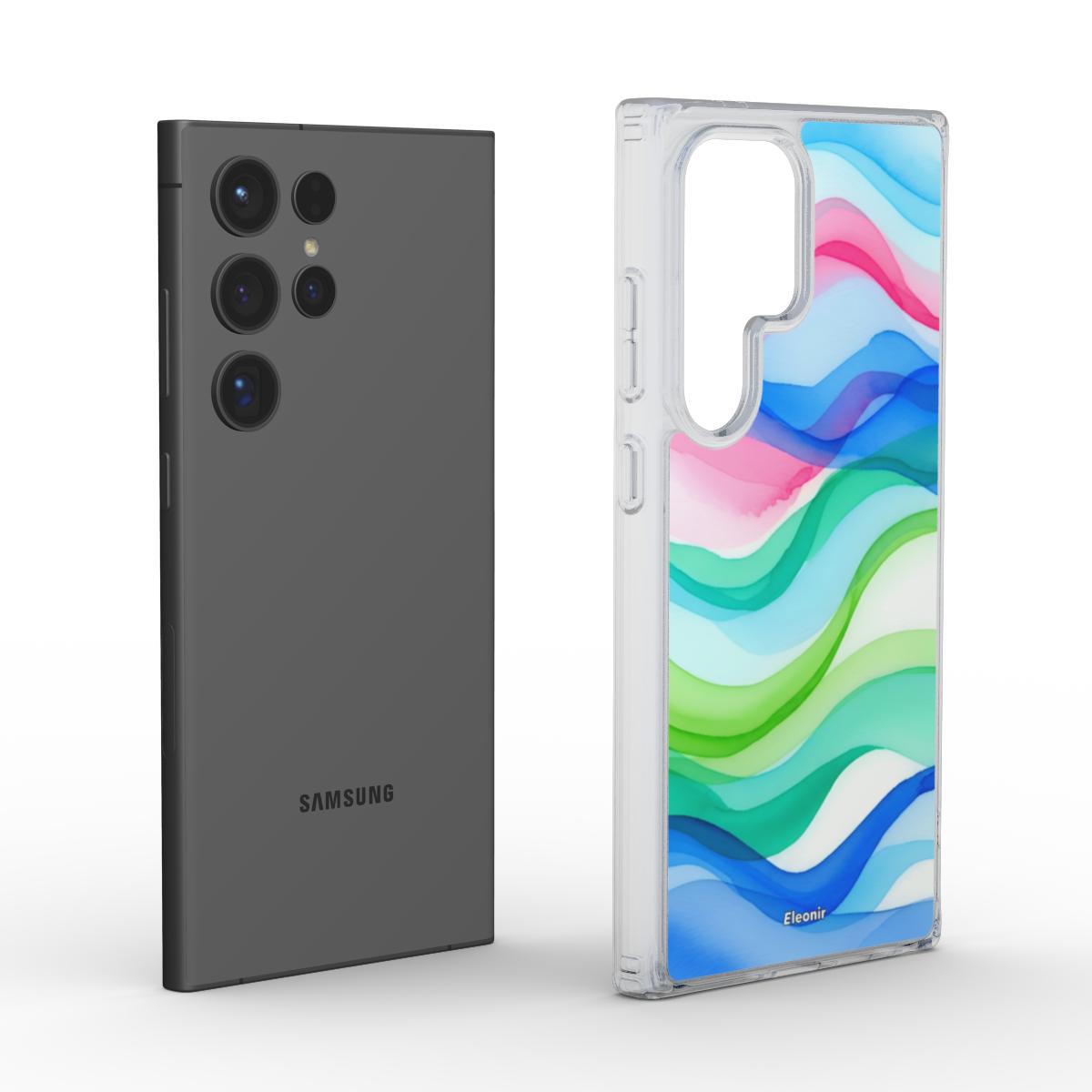 Peaceful Colors Clear Phone Case