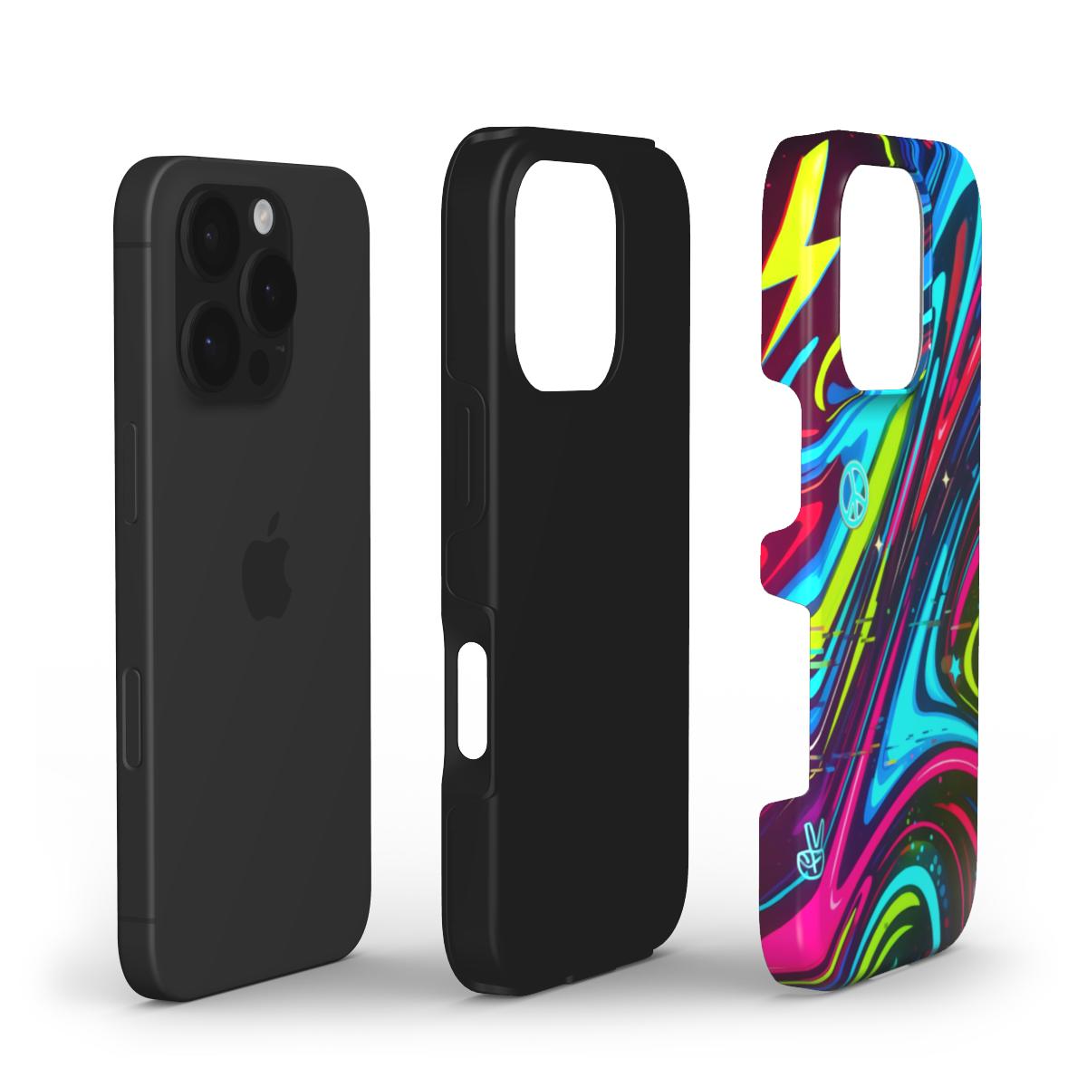 Cool Neon Colorful Tough Phone Case