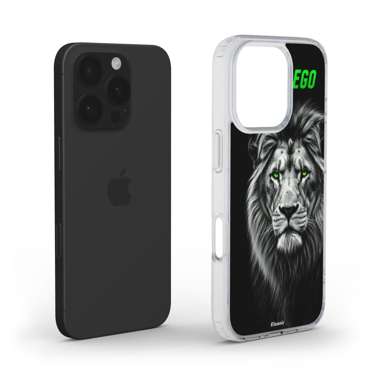 Lion Ego Clear Phone Case