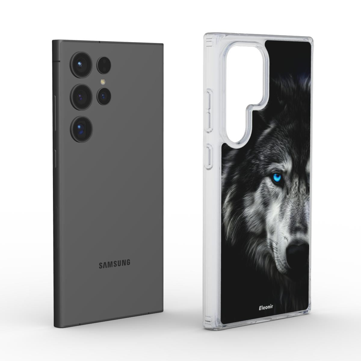 Lone Wolf Clear Phone Case