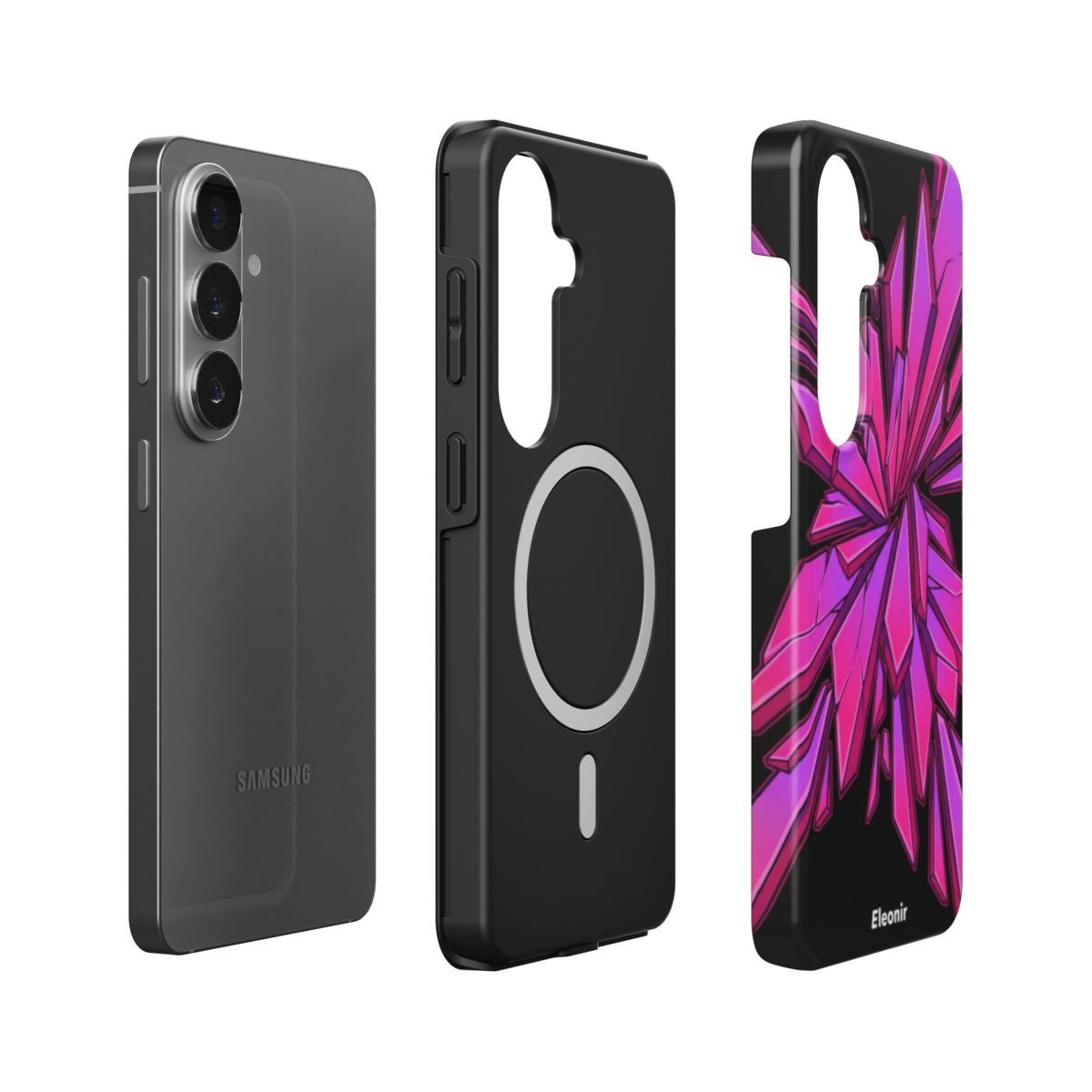Pink Crystals Magnetic Tough Phone Case
