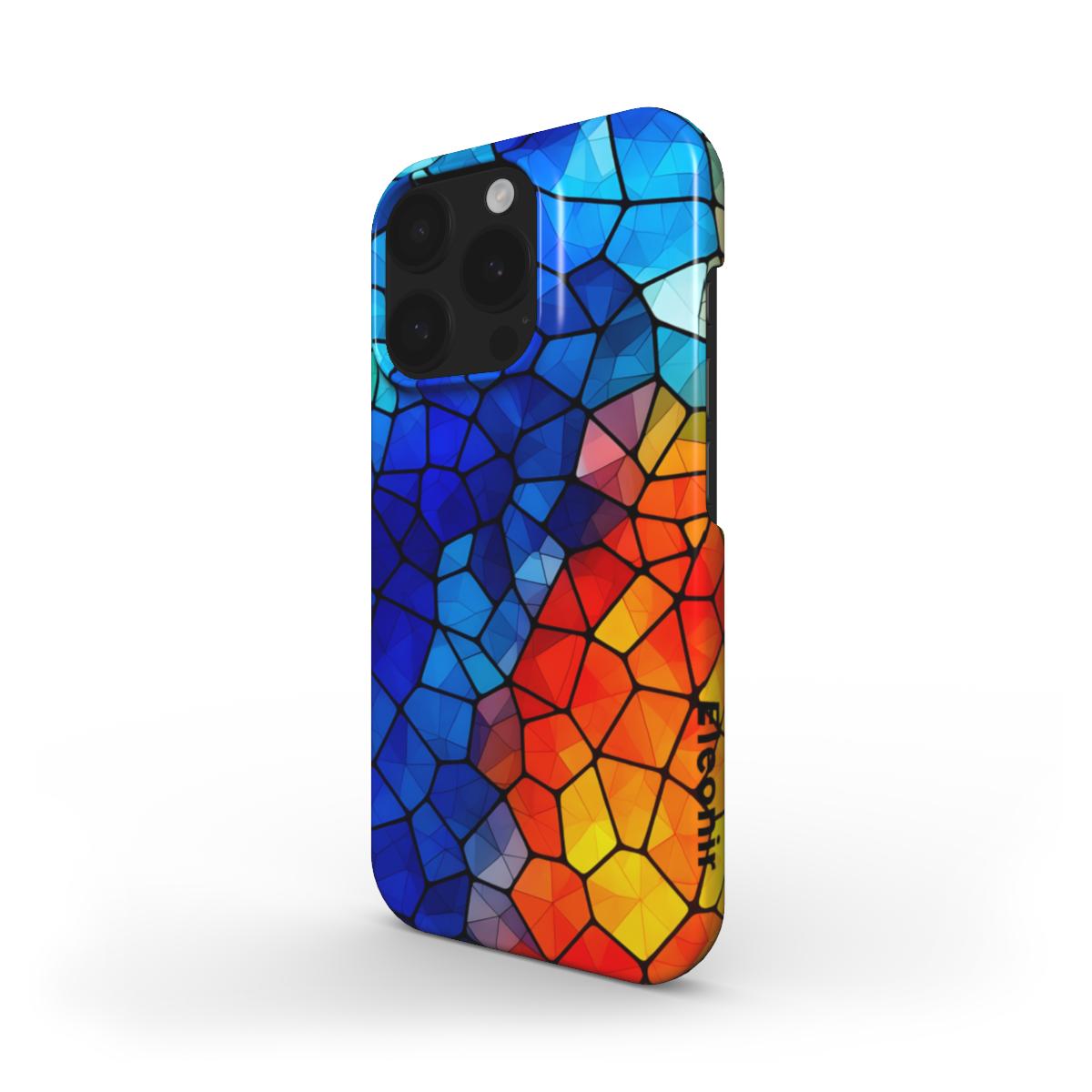 Colorful Glass Stained Design Snap Phone Case