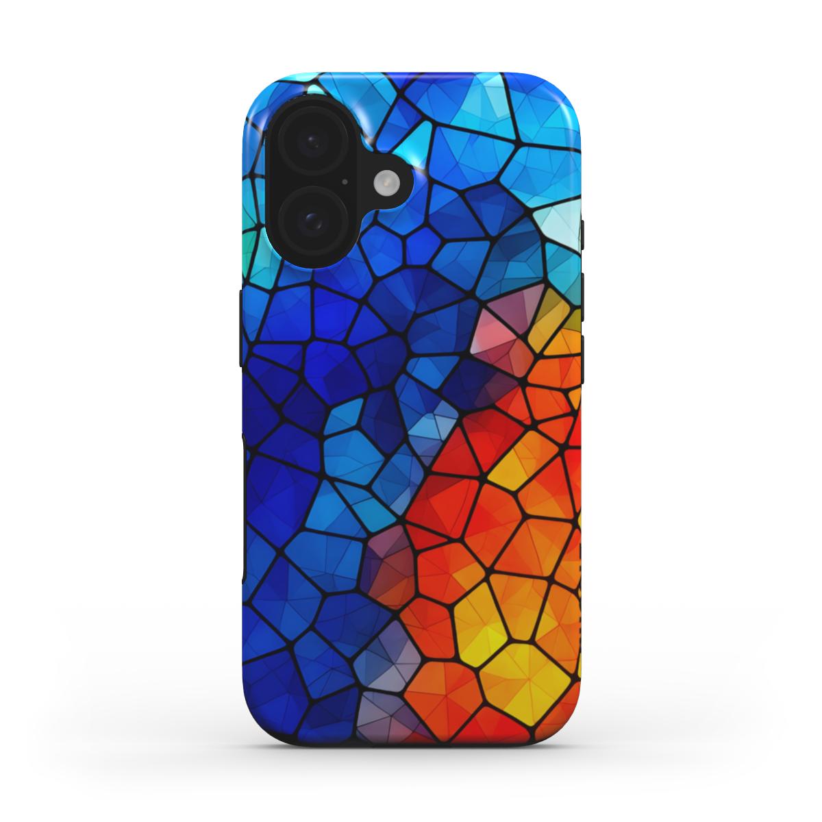 Colorful Glass Stained MagSafe Tough Phone Case