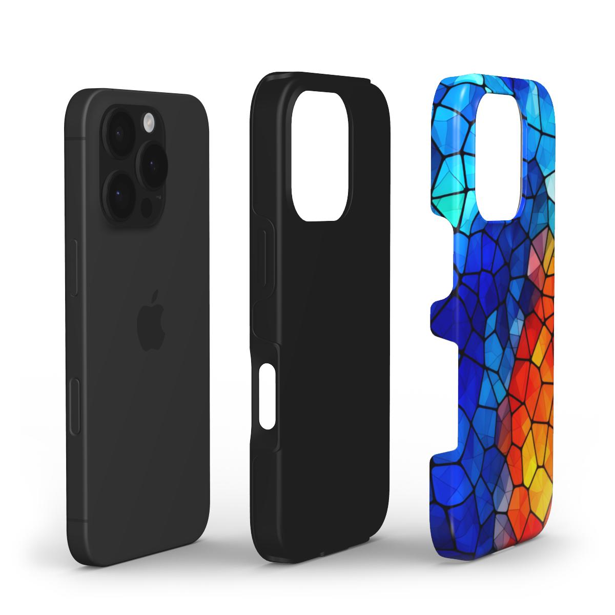 Colorful Glass Stained Design Tough Phone Case