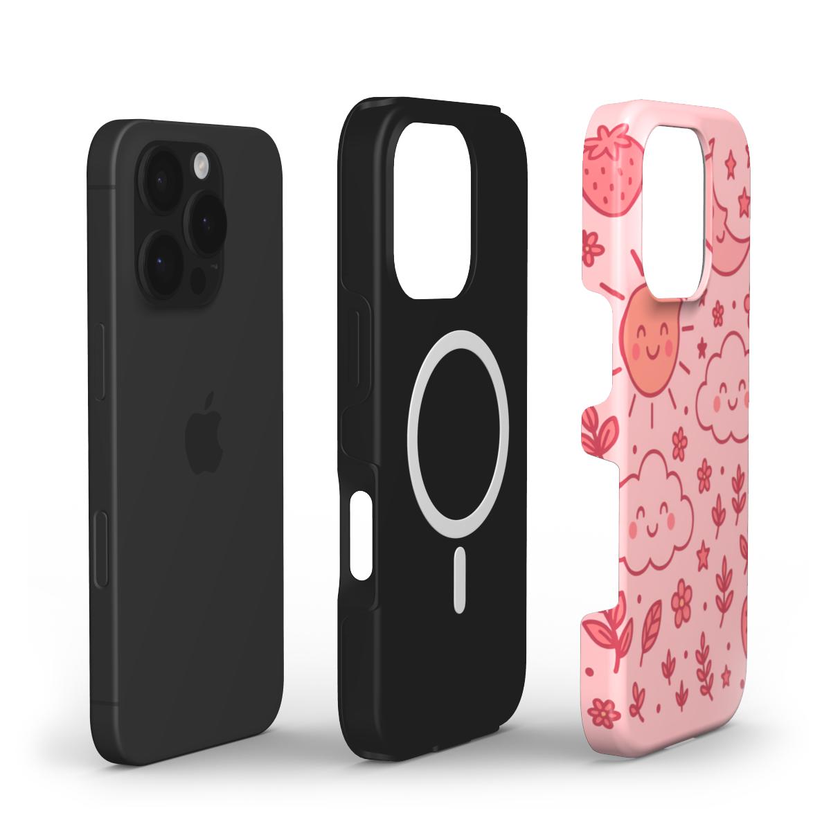 Cute Pink MagSafe Tough Phone Case