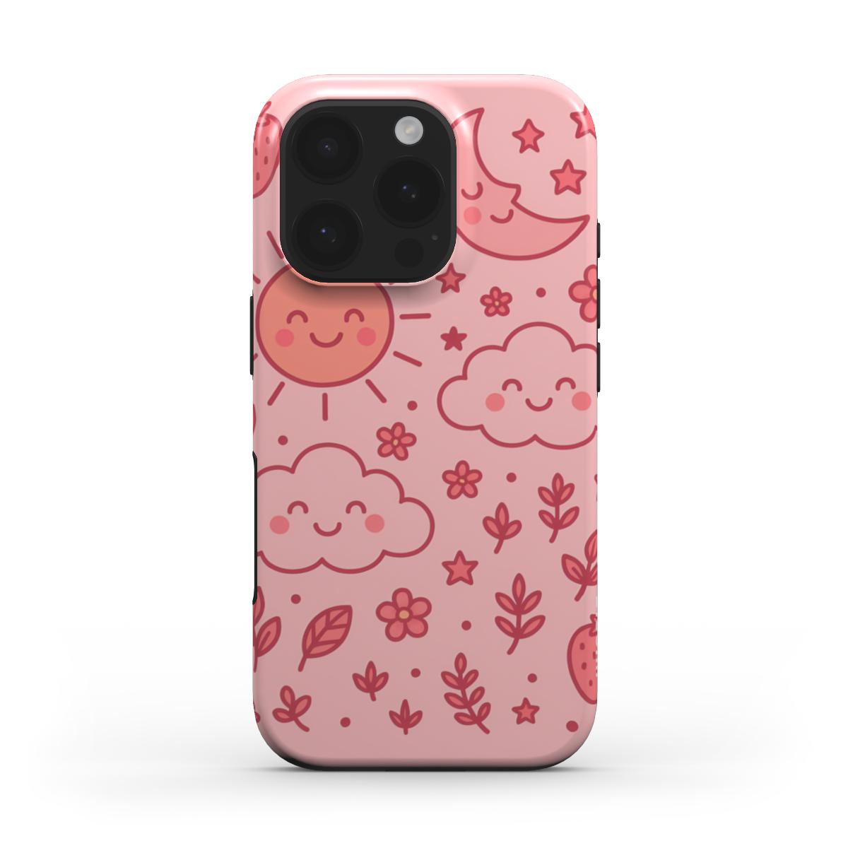 Cute Pink MagSafe Tough Phone Case