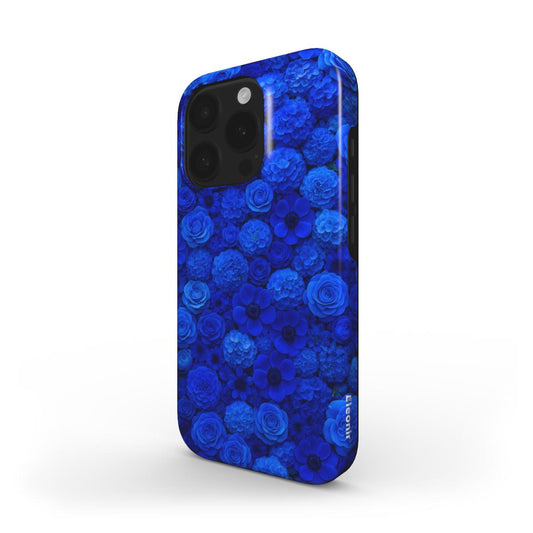 Blue Flowers MagSafe Tough Phone Case