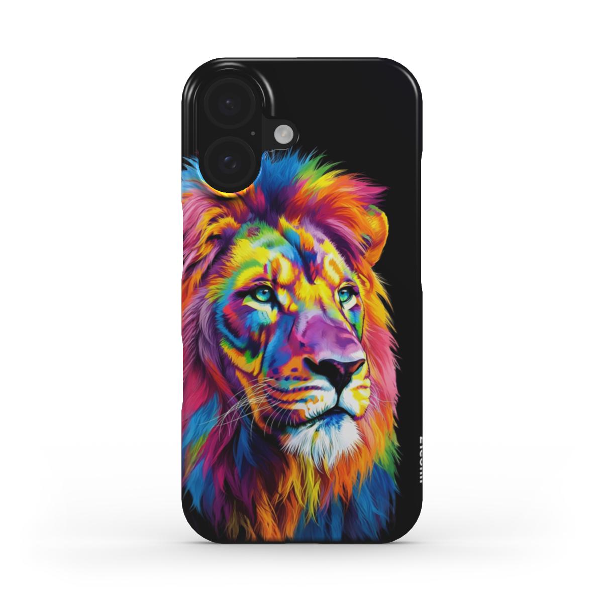 Beautiful Colorful Lion Snap Phone Case