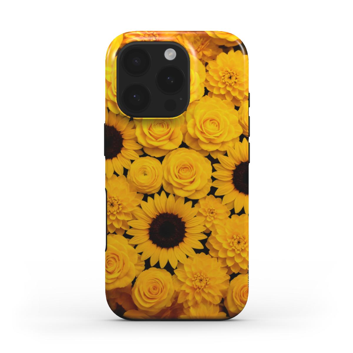 Yellow Flowers MagSafe Tough Phone Case