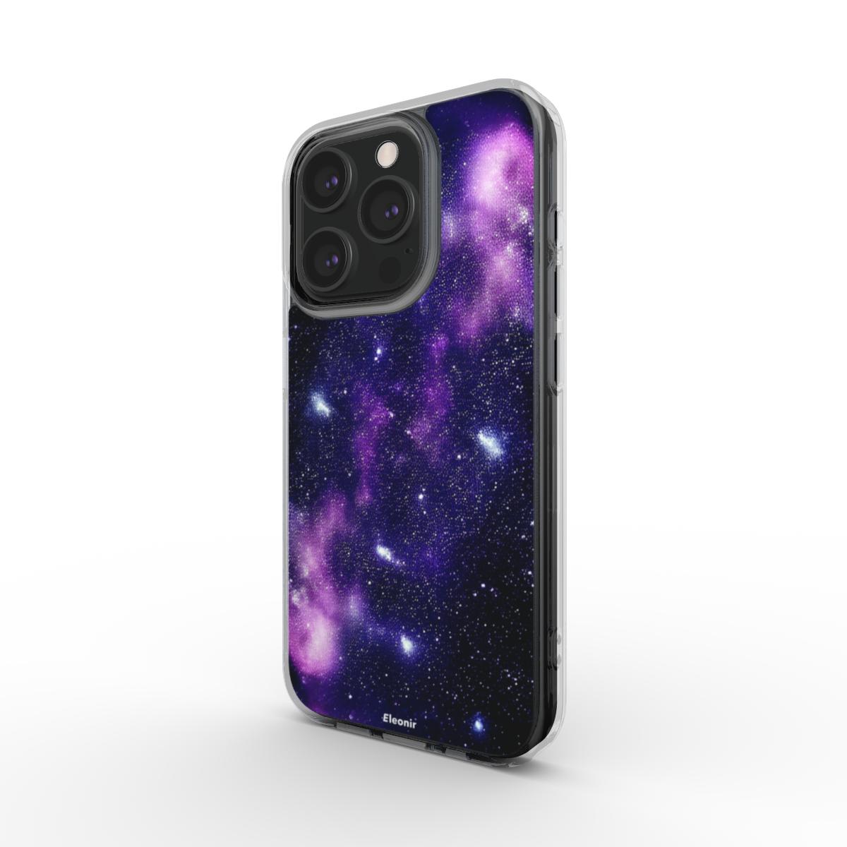 Cosmic Space MagSafe Clear Phone Case