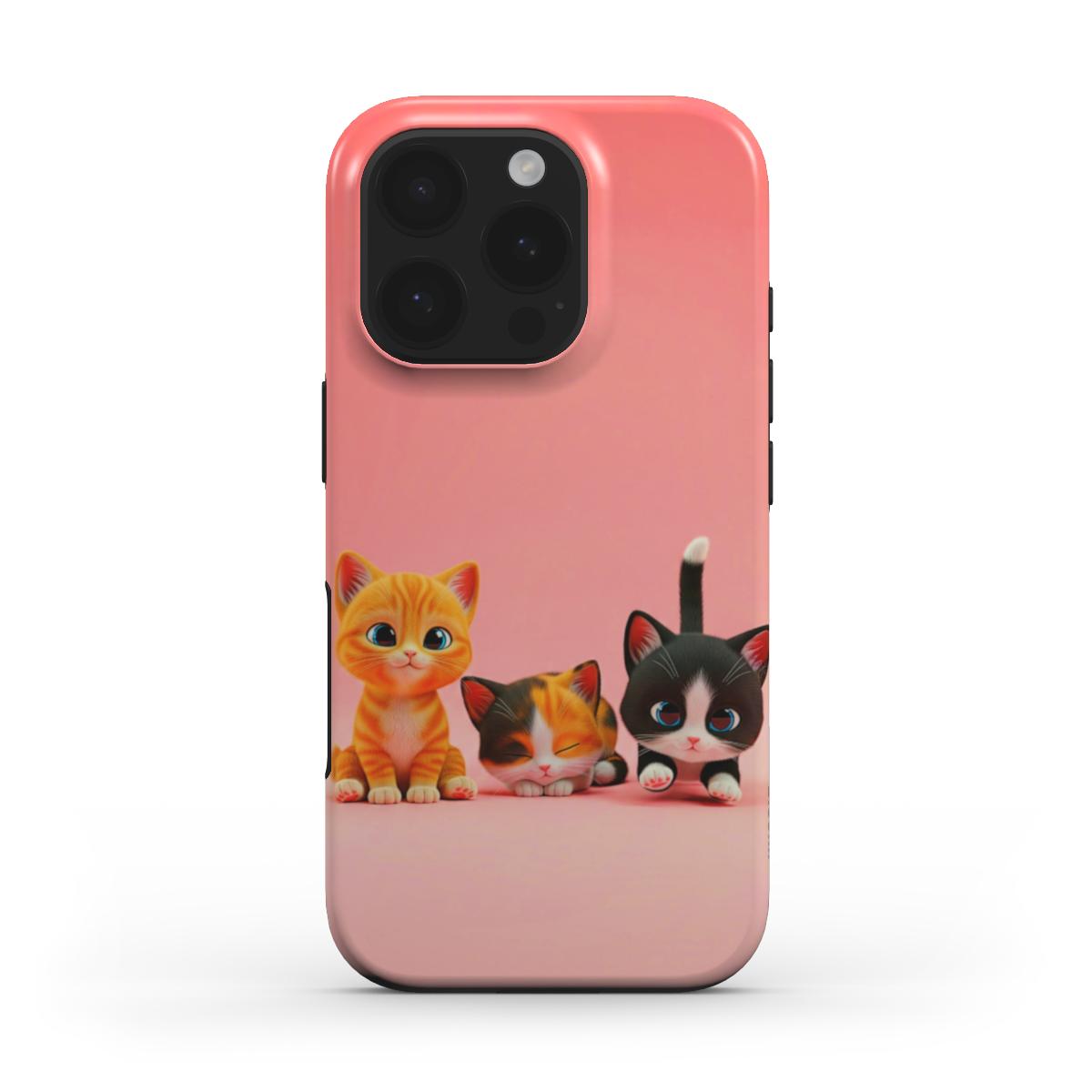 Cute Cats Tough Phone Case