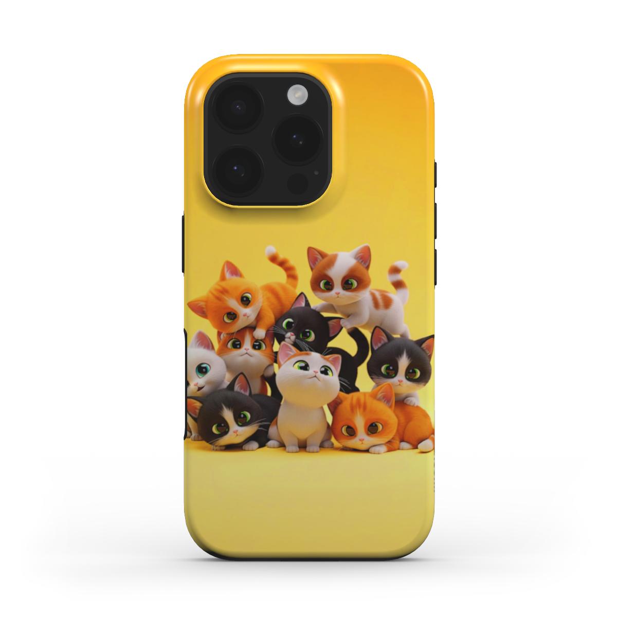 Cute Cats Tough Phone Case
