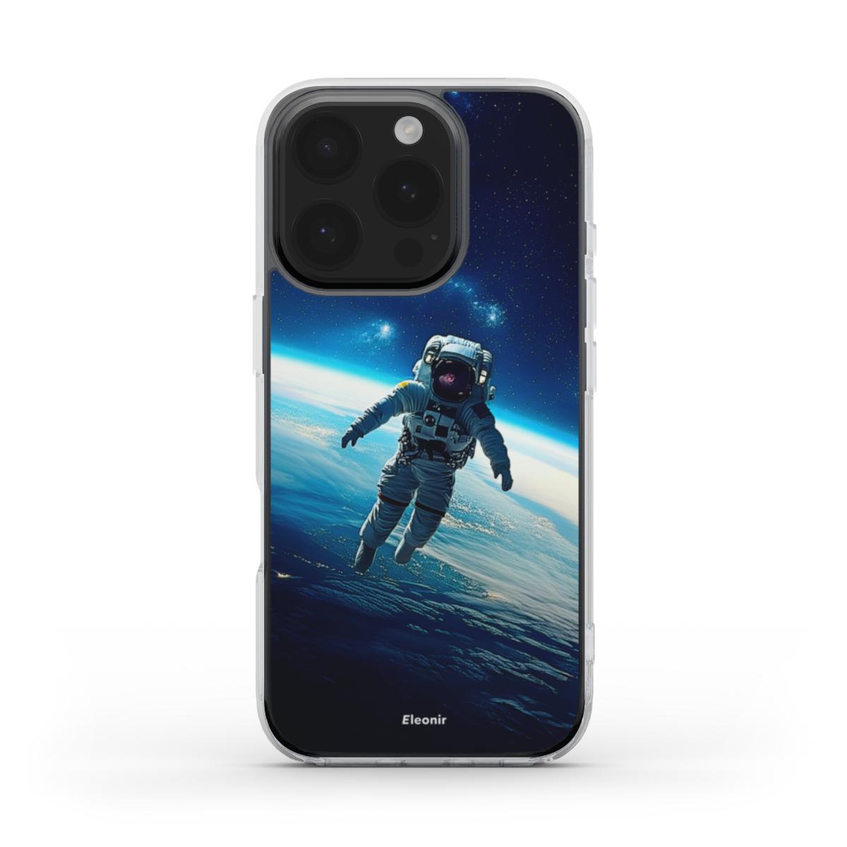 Astronaut in Space MagSafe Clear Phone Case