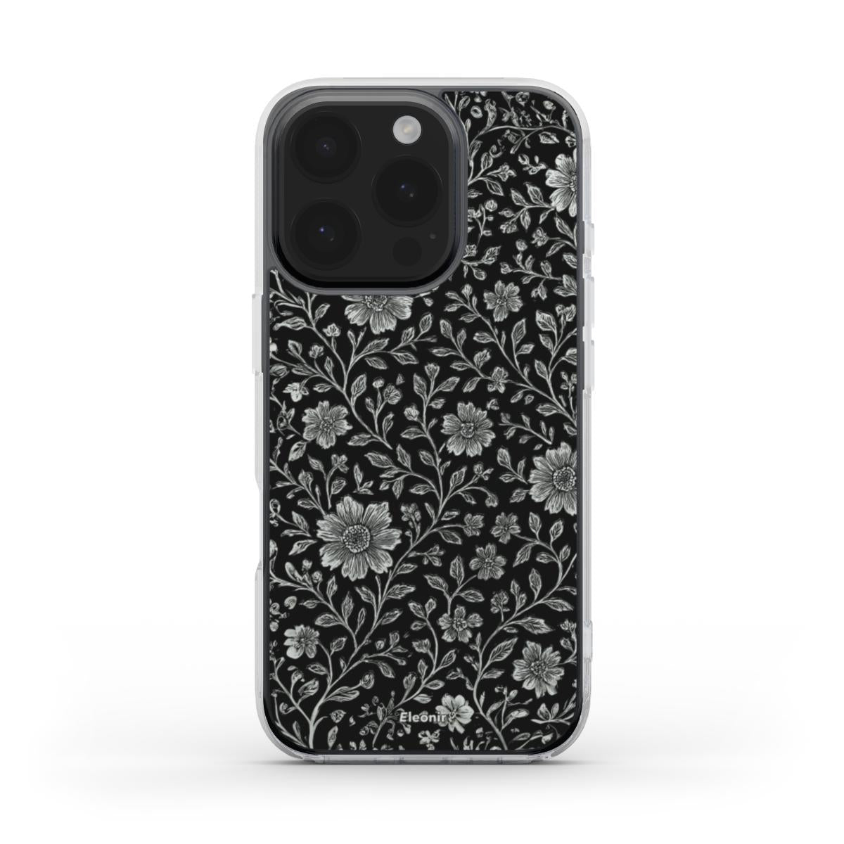 Elegant Floral print MagSafe Clear Phone Case