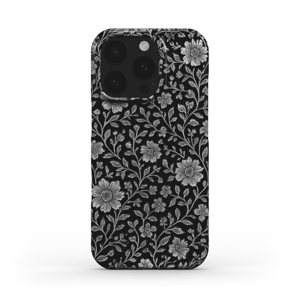 Elegant Floral print Snap Phone Case