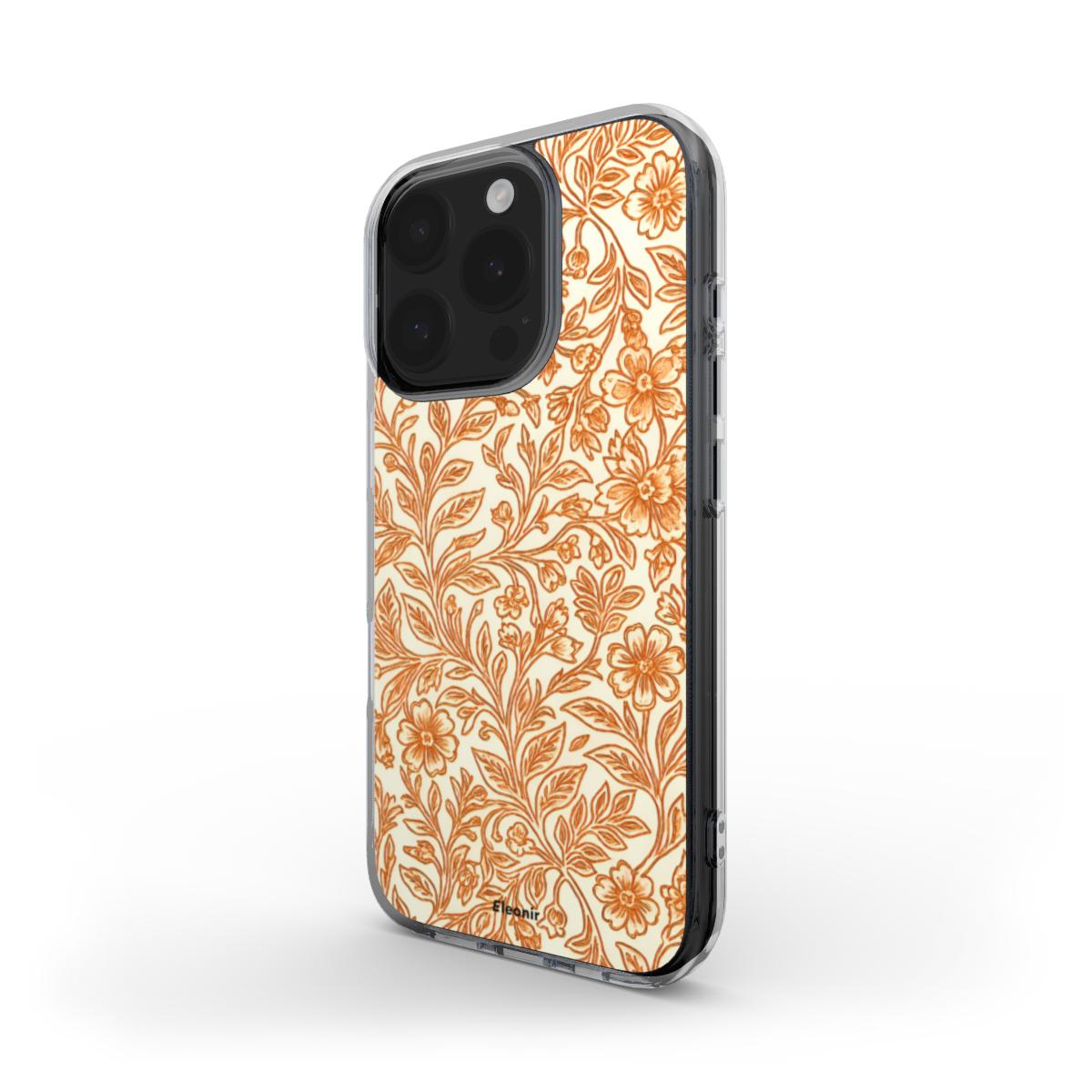Royal Floral print MagSafe Clear Phone Case