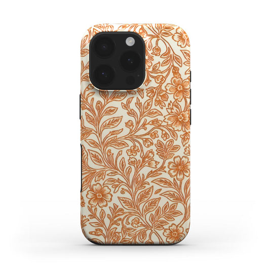 Royal Floral print Tough Phone Case