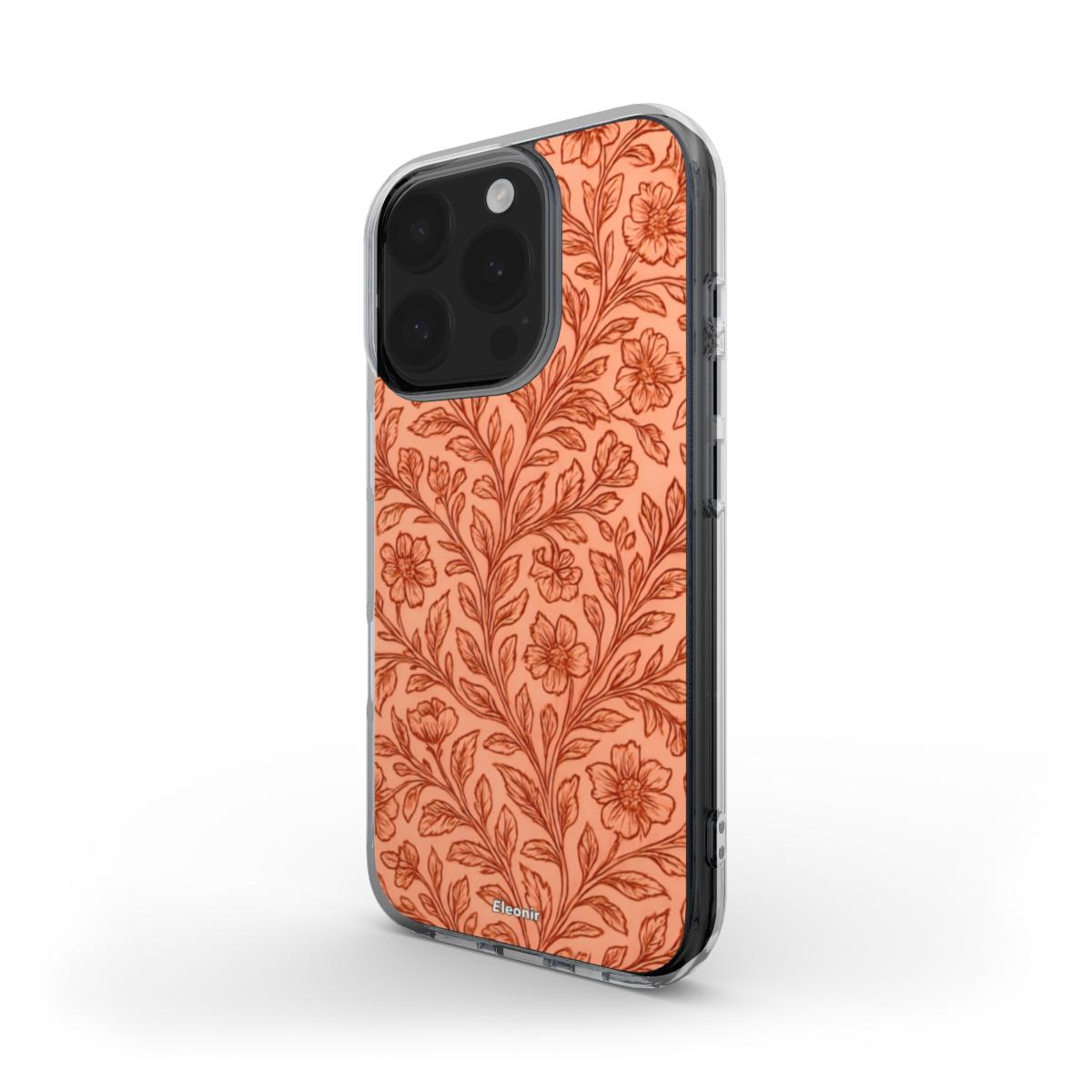 Royal Floral print MagSafe Clear Phone Case
