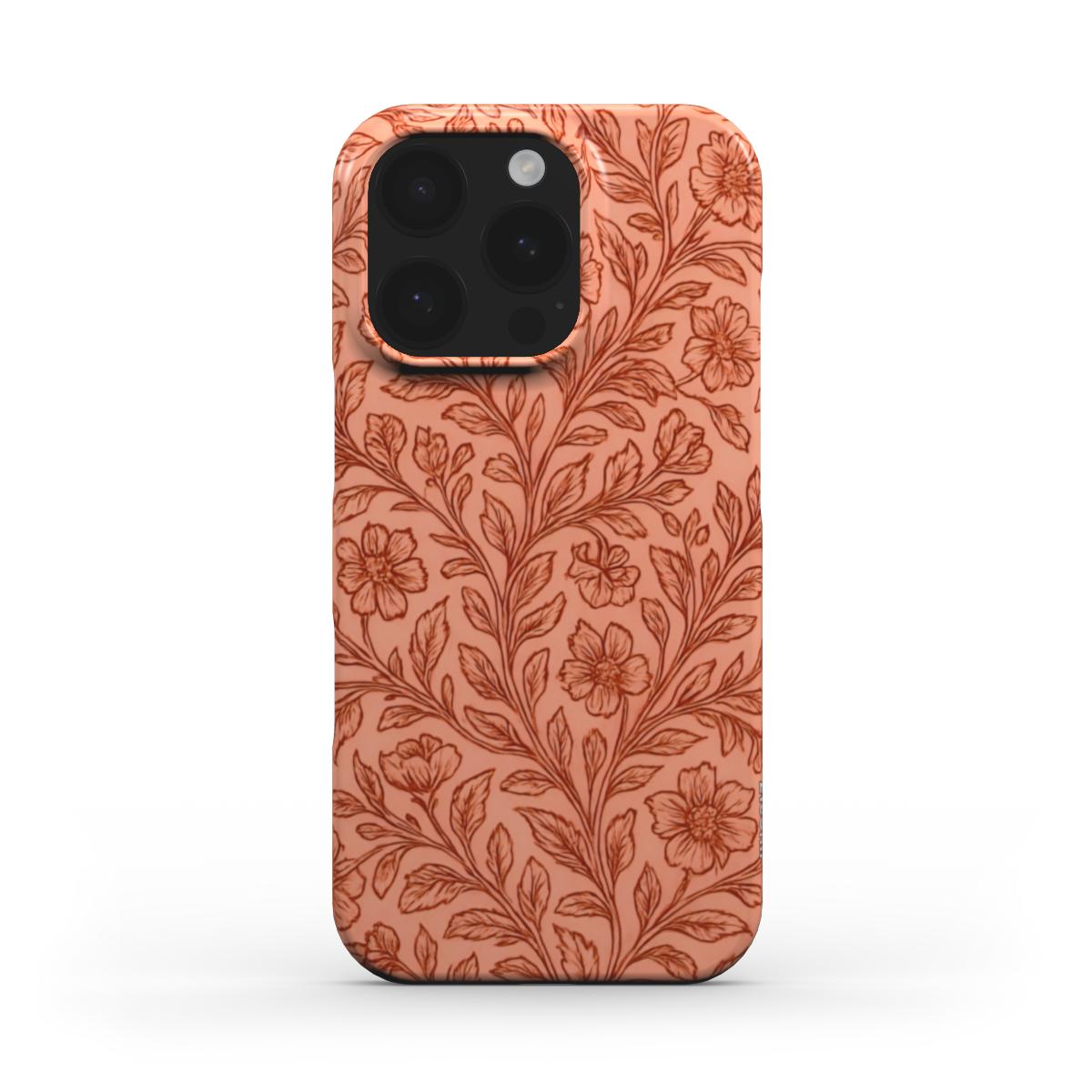 Royal Floral print Snap Phone Case