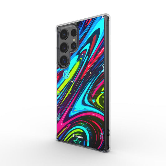 Cool Neon Colorful Clear Phone Case