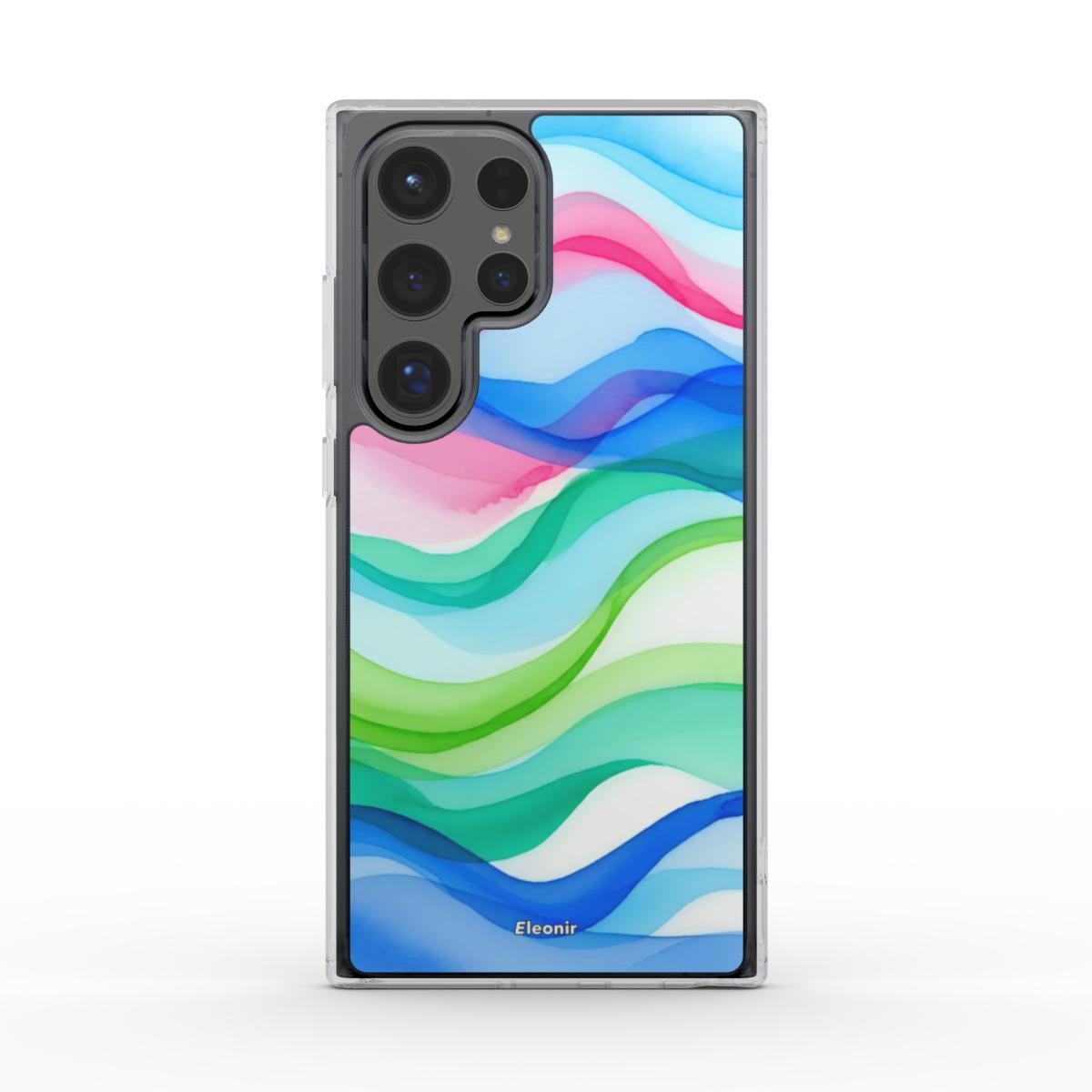 Peaceful Colors Clear Phone Case