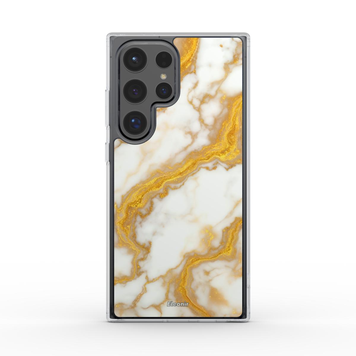 Marble Design Clear Phone Case