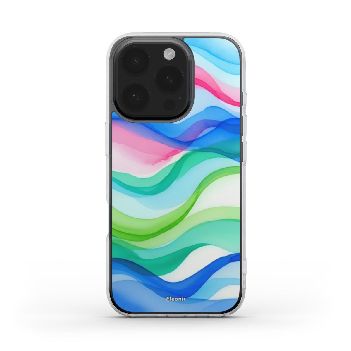 Peaceful Colors MagSafe Clear Phone Case