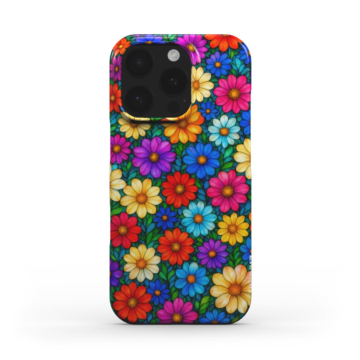Colorful Flowers Snap Phone Case