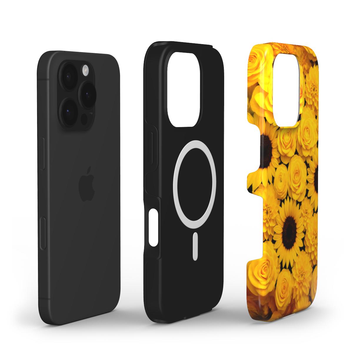 Yellow Flowers MagSafe Tough Phone Case