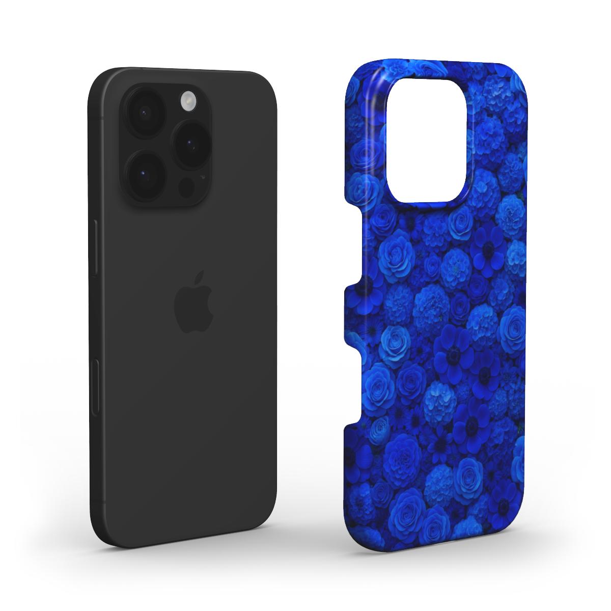 Blue Flowers Snap Phone Case
