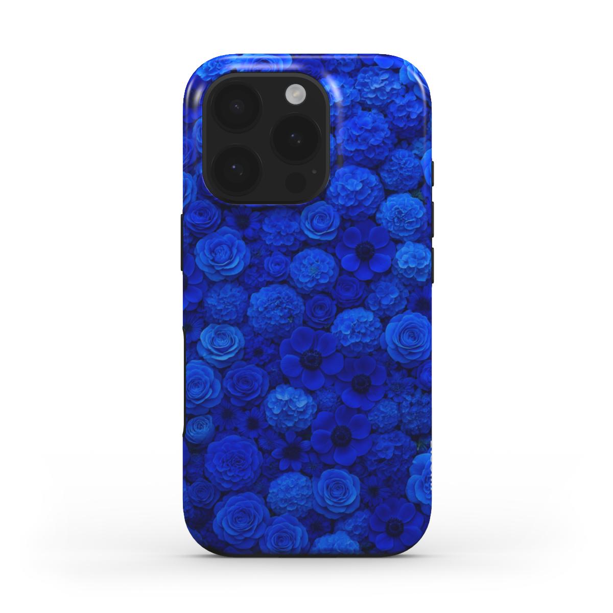 Blue Flowers Tough Phone Case