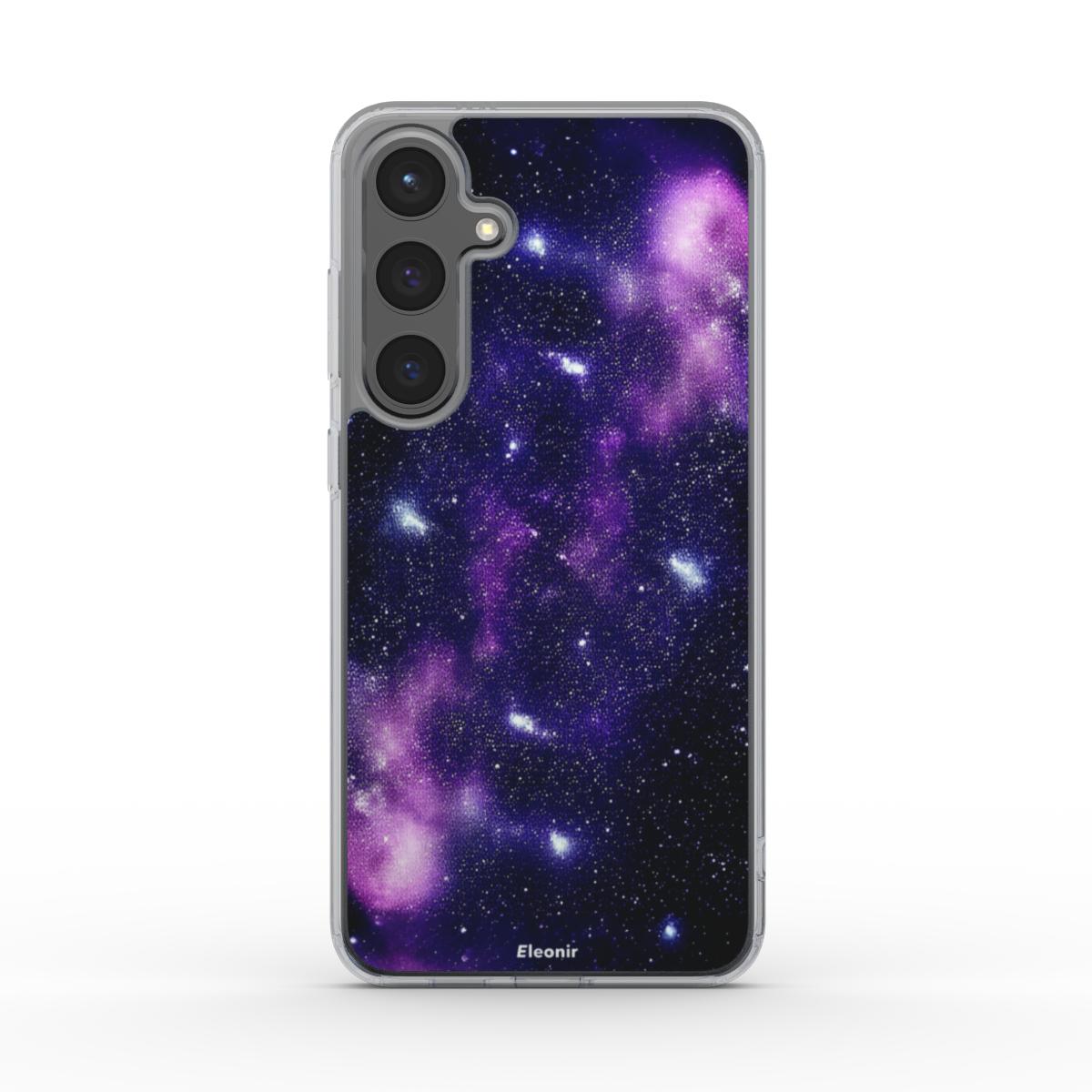 Cosmic Space Clear Phone Case